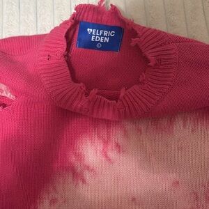 Aelfric Eden Vibrant Pink Women's Turtleneck Sweater